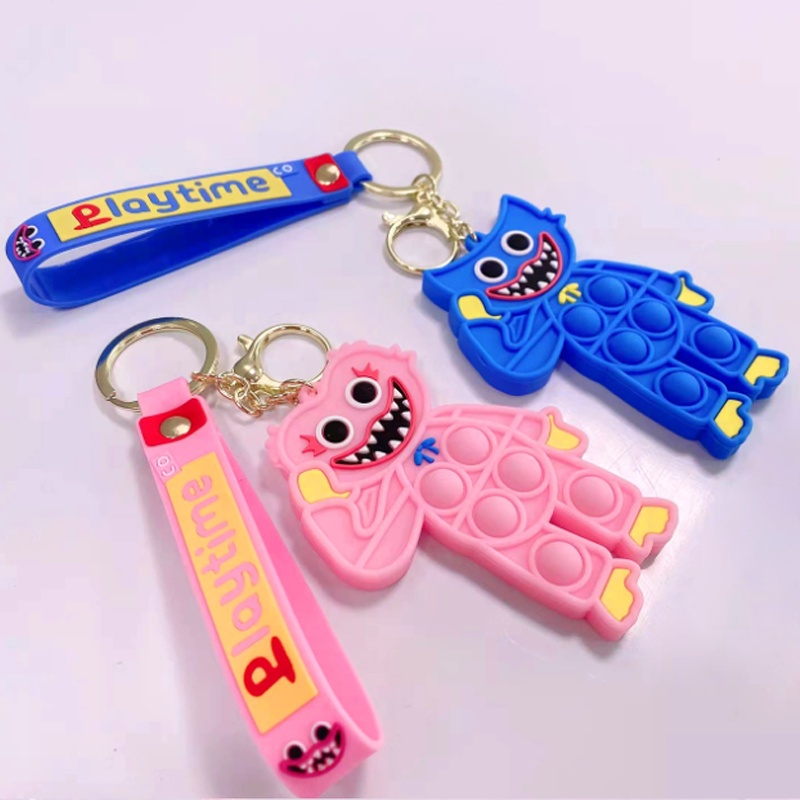 Móc khóa ba chiều hình hoạt hình Poppy Playtime cha mẹ killy làm quà tặng cho trẻ