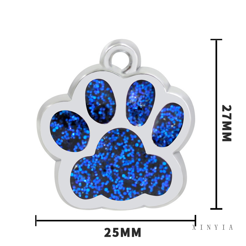 Mặt Dây Chuyền Hình Dấu Chân Chó Mèo Dễ Thương