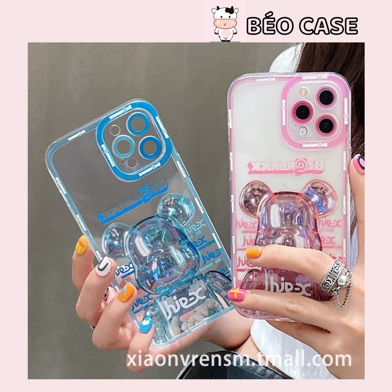 Ốp lưng iphone KAWS TRONG VIỀN MÀU CHIA CAMERA CẠNH VUÔNG