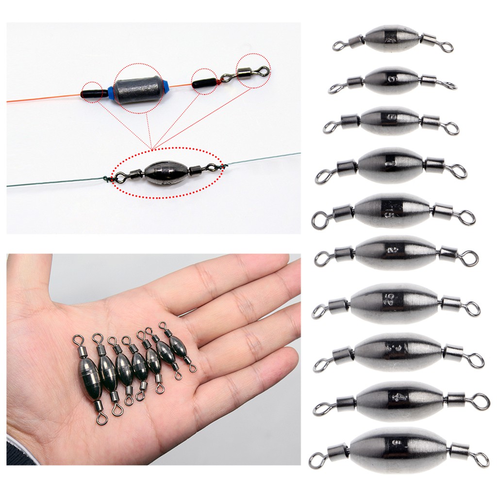 Set 3 chì câu cá bằng đồng