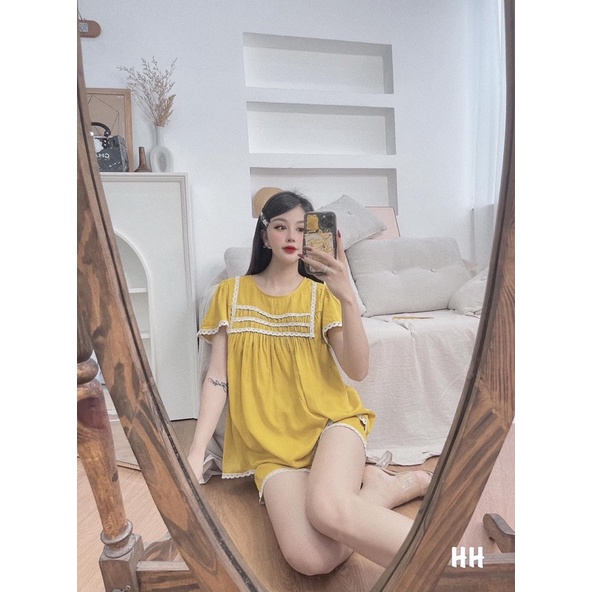 [Siêu Hot] Bộ Đũi Viền Ren 3 Màu Siêu Xinh Có Ảnh Thật Kèm Video | BigBuy360 - bigbuy360.vn