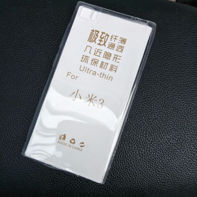 Ốp lưng dẻo trong suốt cho xiaomi mi3