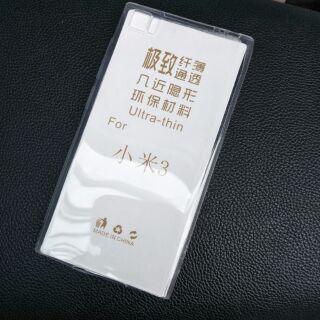 Ốp lưng dẻo trong suốt cho xiaomi mi3