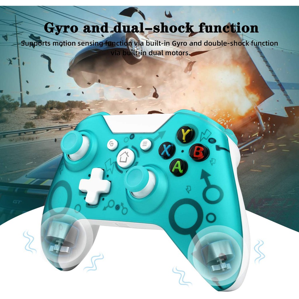 Tay cầm chơi game không dây N1 2.4GHz Wireless USB Game Controller for Xbox One PS3 PC Dual Motor