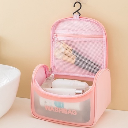 Túi đựng mỹ phẩm đồ trang điểm du lịch trong suốt cao cấp WASHBAG