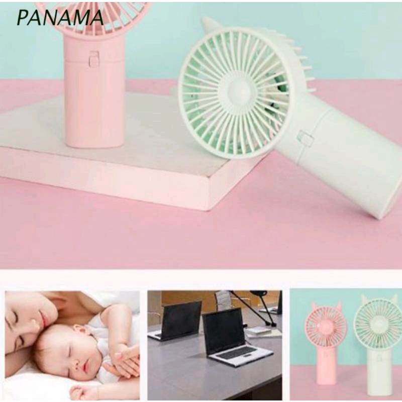 Quạt Mini Handheld Fan cầm tay chạy pin tiện lợi