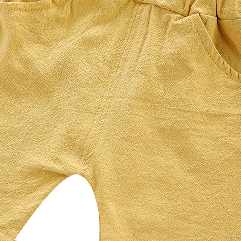 Set Áo Thun Tay Ngắn &amp; Quần Short Cho Bé Trai