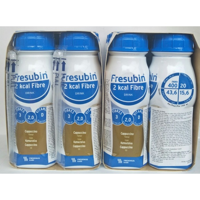 Lốc 4 chai sữa Fresubin 2Kcal Fibre