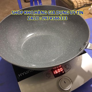 Chảo ceramic vân đá dùng cho mọi loại bếp 32cm
