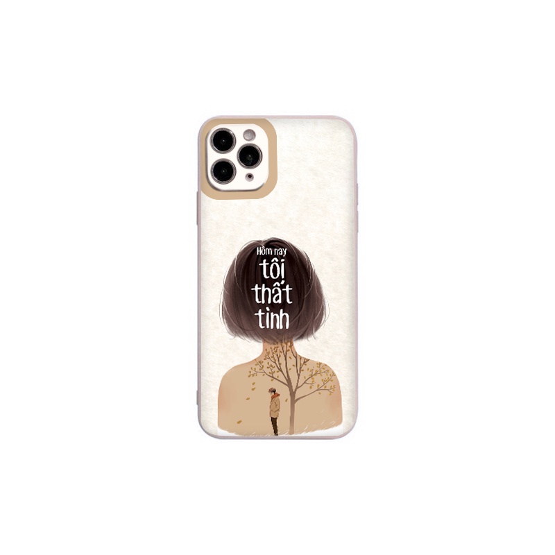 Ốp iphone in nội dung đặc sắc dấu ấn tình yêu của tuổi trẻ &quot;HÔM NAY, TÔI THẤT TÌNH&quot; đủ dòng iphone 13 Pro Max - 6