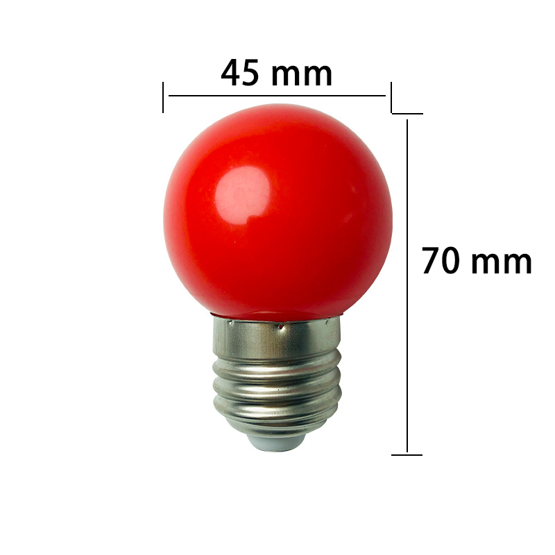 Bóng đèn LED E27 nhiều màu trang trí lễ hội