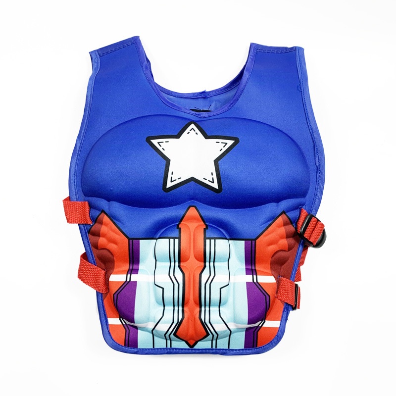 Áo Phao Sát Nách Hình Người Dơi Marvel Cho Bé