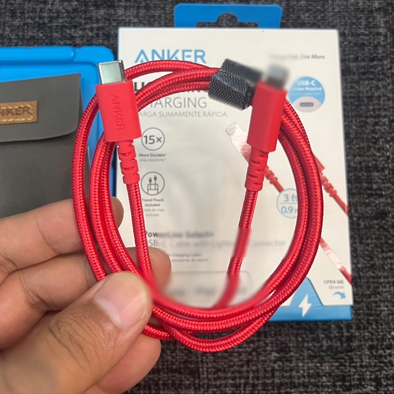 Cáp Anker Power Line Select+ A8617 Type-c To ljghtnjng