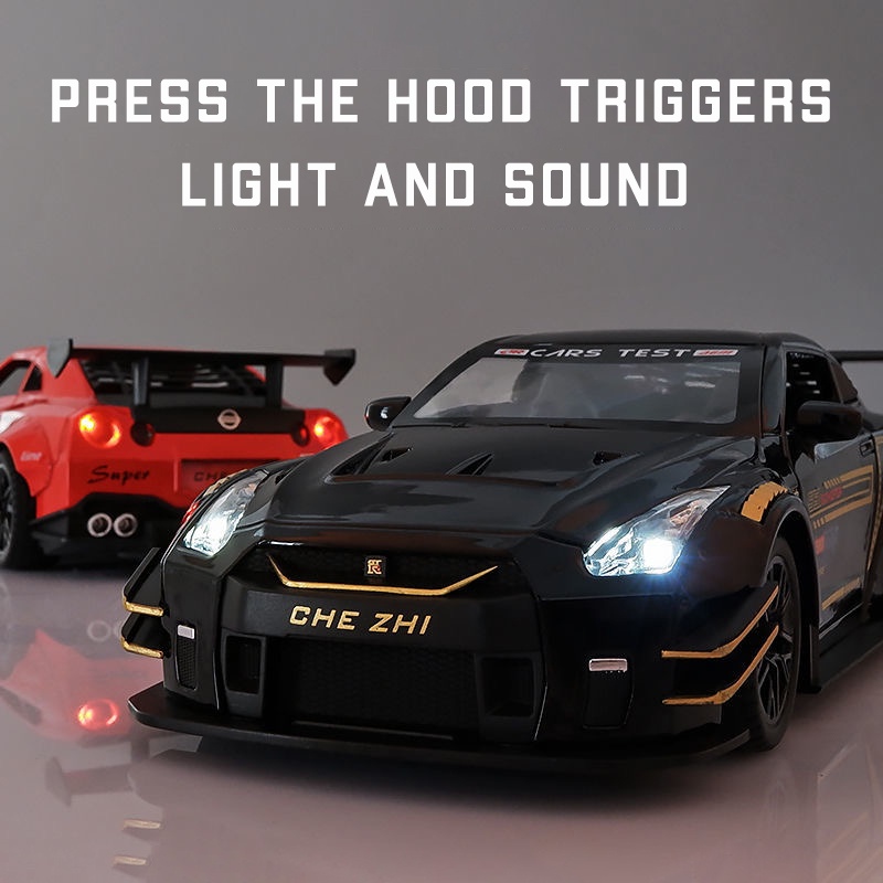 Mô Hình Xe Hơi Nissan GTR Bằng Hợp Kim Tỉ Lệ 1: 24