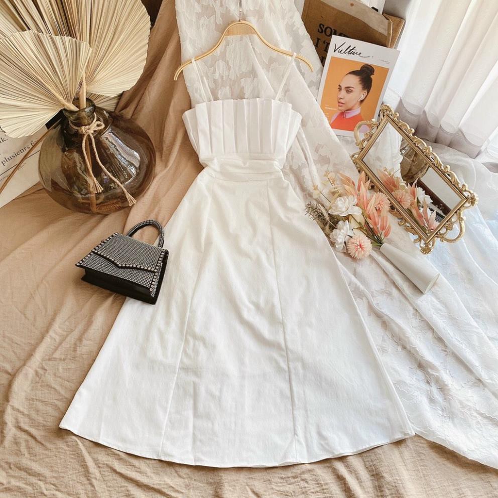 Váy Nữ Đẹp, Đầm Nữ Đầm Dáng Xòe Hàng Thiết Kế Chất Liệu 2 Lớp Form Dáng Chuẩn Siêu Xinh Siêu Gợi Cảm. | BigBuy360 - bigbuy360.vn