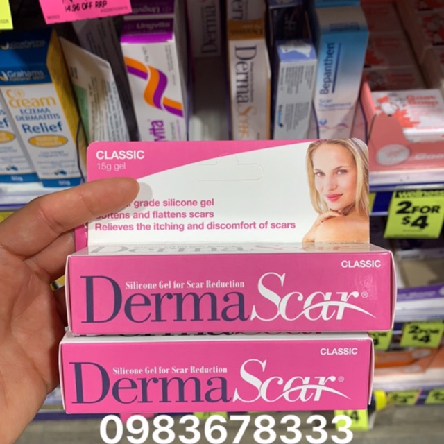 Gel Bôi Xoá Sẹo Lồi Sẹo Lõm Derma Scar