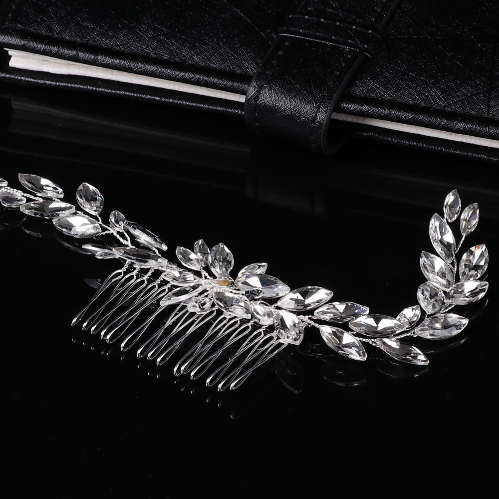 Lược Cài Tóc Thời Trang Dành Cho Cô Dâu|Vương Miện Lá Cây Thiết Kế Xinh Xắn Cho Bé|Vương Miện Đội Đầu Kiểu Dáng Dễ Thương Xinh Xắn