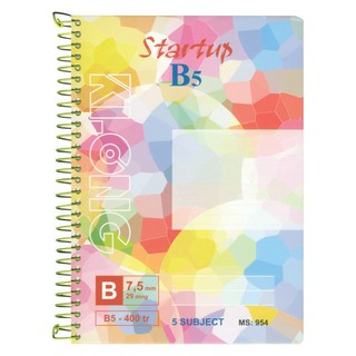 Sổ lò xo đơn B5 - 400 trang; MS 954 - khách sỉ ib