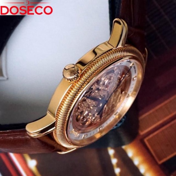 Đồng hồ đeo tay nam automatic  chạy tích cót - đồng hồ ogival bát mã truy phòng full box