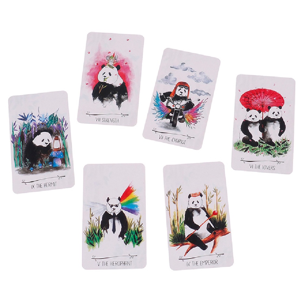 Bộ Bài Way Of The Panda Tarot 78 Lá Tặng Đá Thanh Tẩy SB48