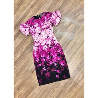 Đầm hoa tím Ck