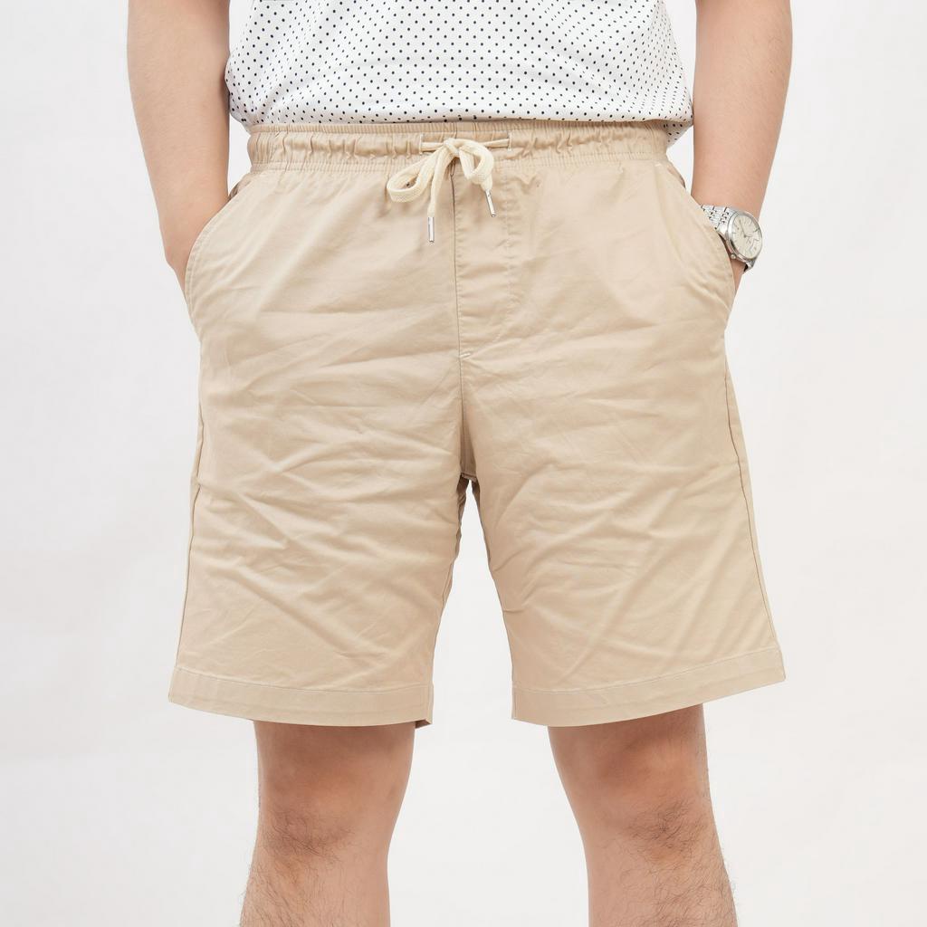 Quần short nam lưng thun chất kaki cao cấp