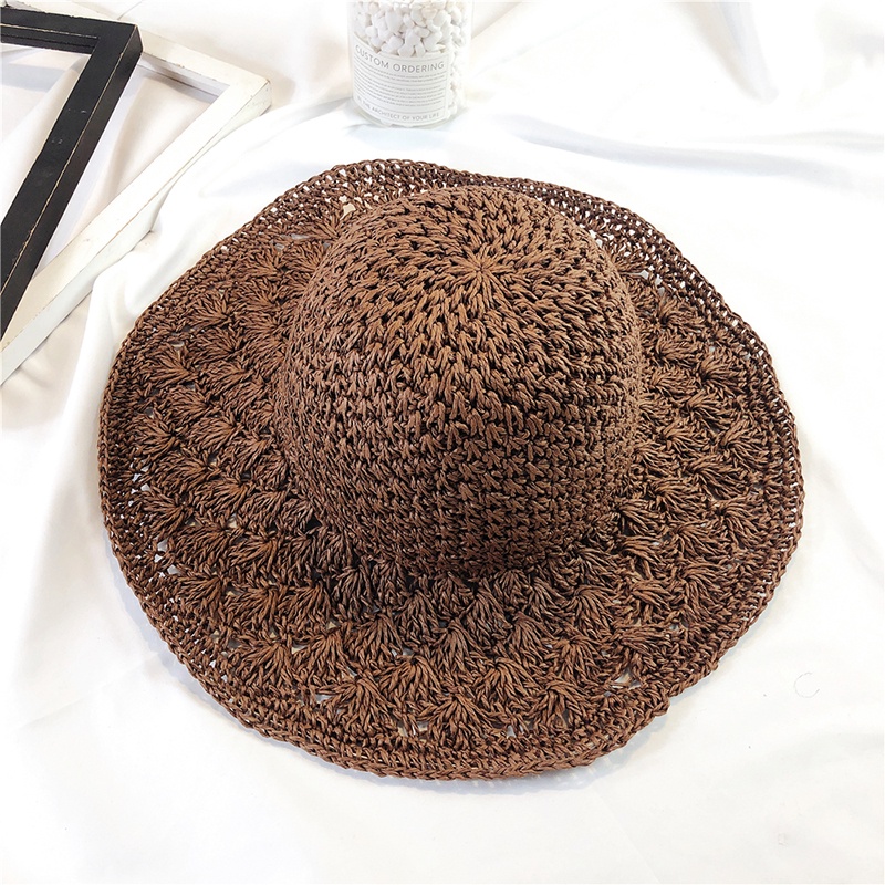 Nón Cói Rộng Vành Phong Cách Hàn Quốc Thời Trang Đi Biển Cho Nữ