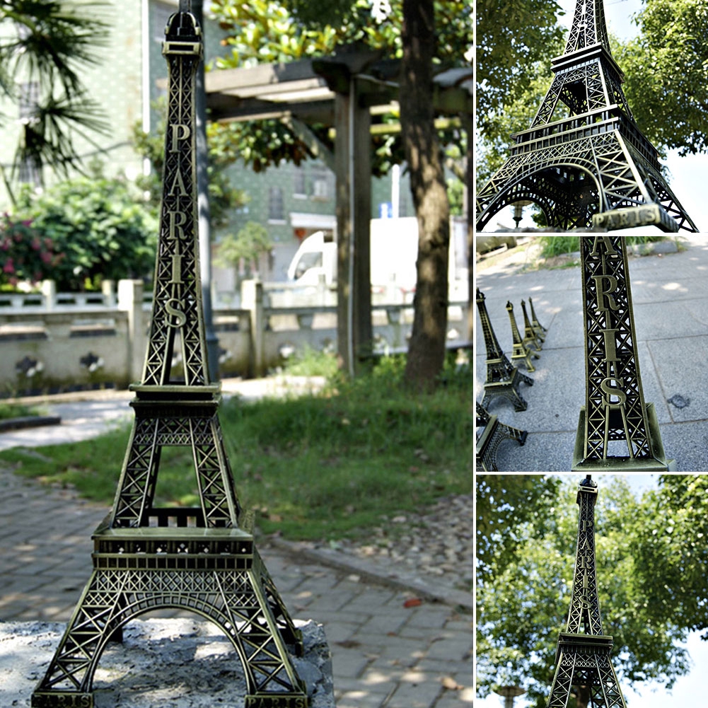 Mô hình tháp Eiffel phong cách retro trang trí phòng ngủ