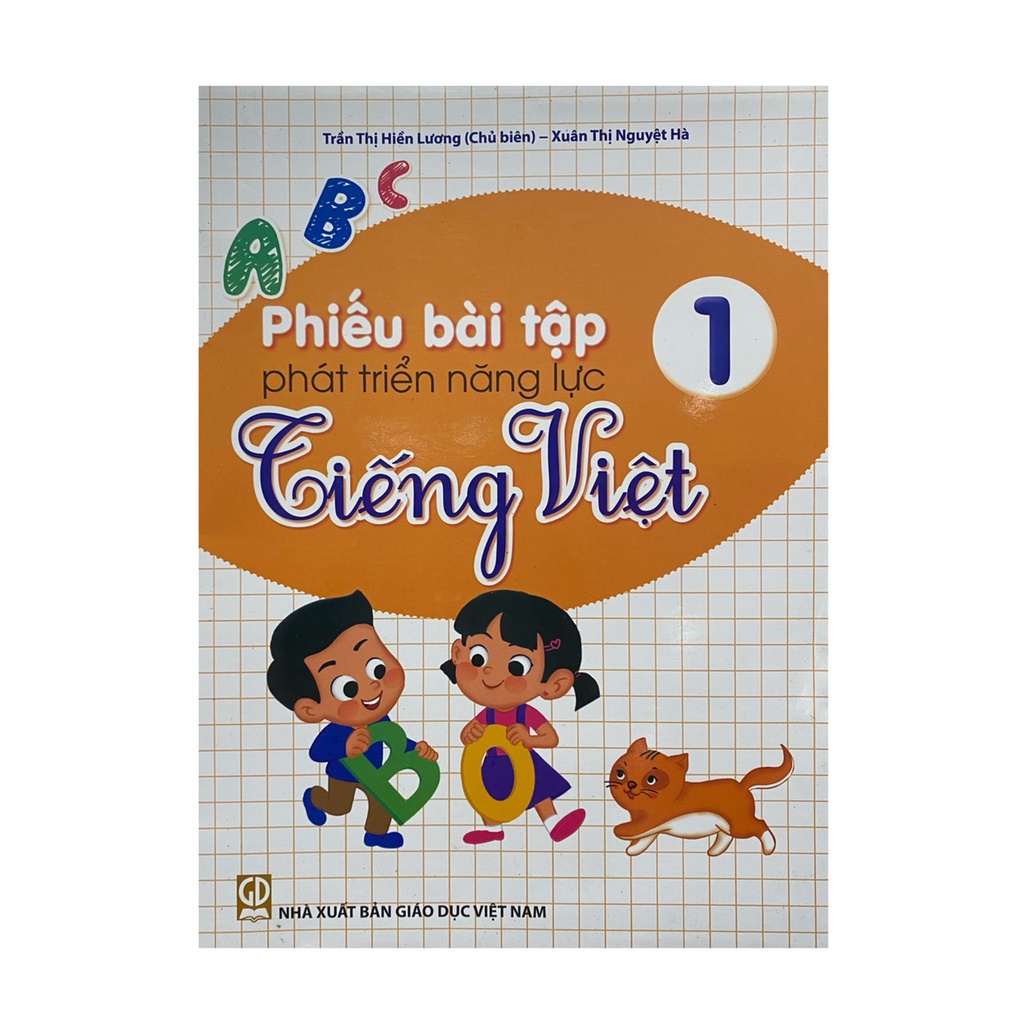 Sách - Phiếu bài tập phát triển năng lực Tiếng Việt lớp 1