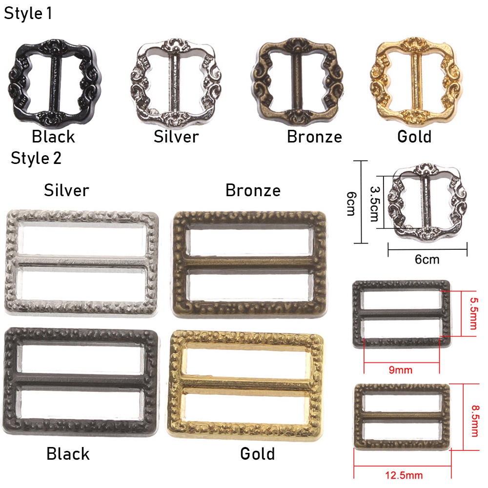 Bộ 20/40 Nút Khóa Ba Răng 4 Màu Sắc Cho Búp Bê Đồ Chơi Diy 3.5mm/9mm