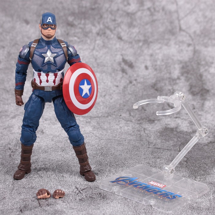 Mô Hình Captain America Marvel Avengers Cao 18cm Bản Civir War & Endgame