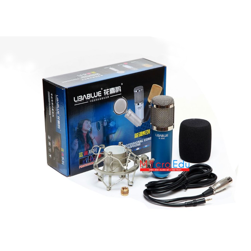 Micro thu âm LibaBlue LD-K660 - Micro Livestream