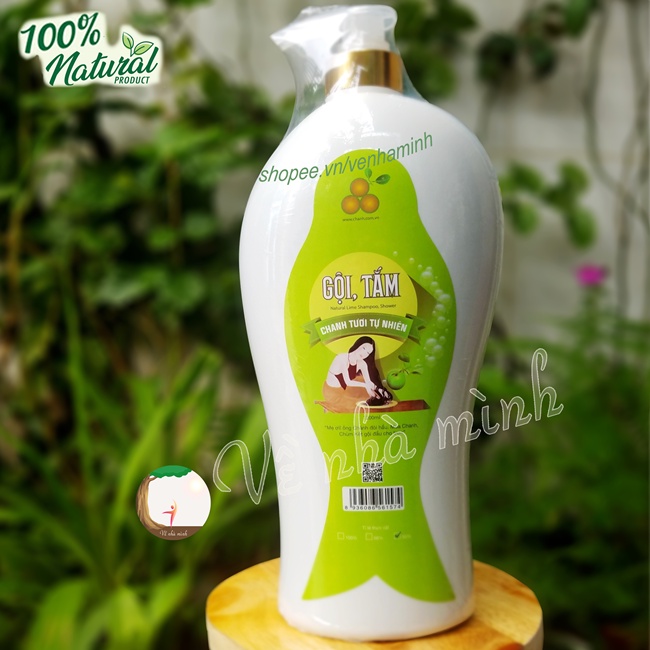 DẦU TẮM GỘI THẢO MỘC TỰ NHIÊN từ chanh tươi, tốt cho làn da, mái tóc và sức khỏe của bạn & gia đình