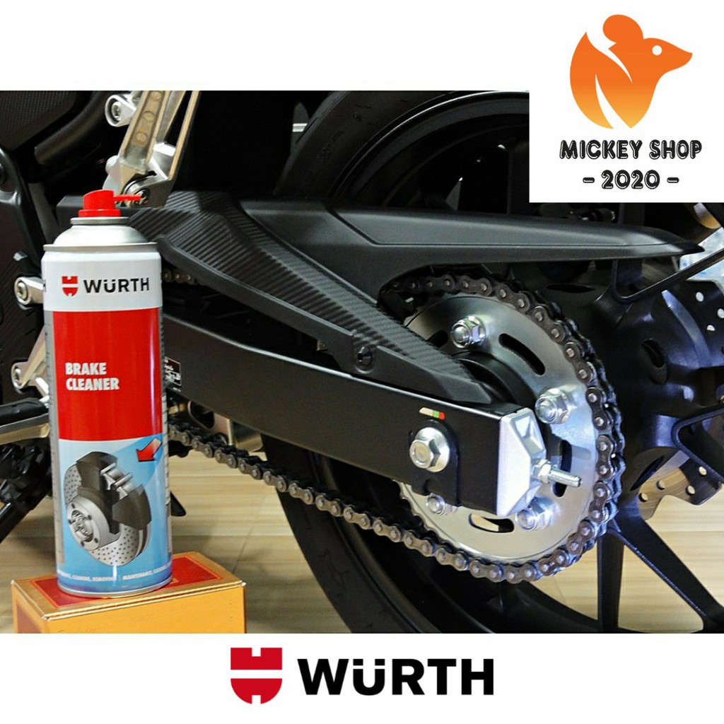 [ CAO CẤP ] Tẩy Rửa Dầu Mỡ Wurth Brake Cleaner 500ml W08901087