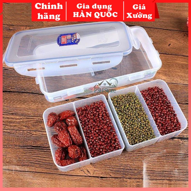 Hộp nhựa đựng thức ăn, hộp bảo quản thực phẩm Lock&Lock Classic HPL847 & HPL847C 1,6L [Chính hãng+Freeship]