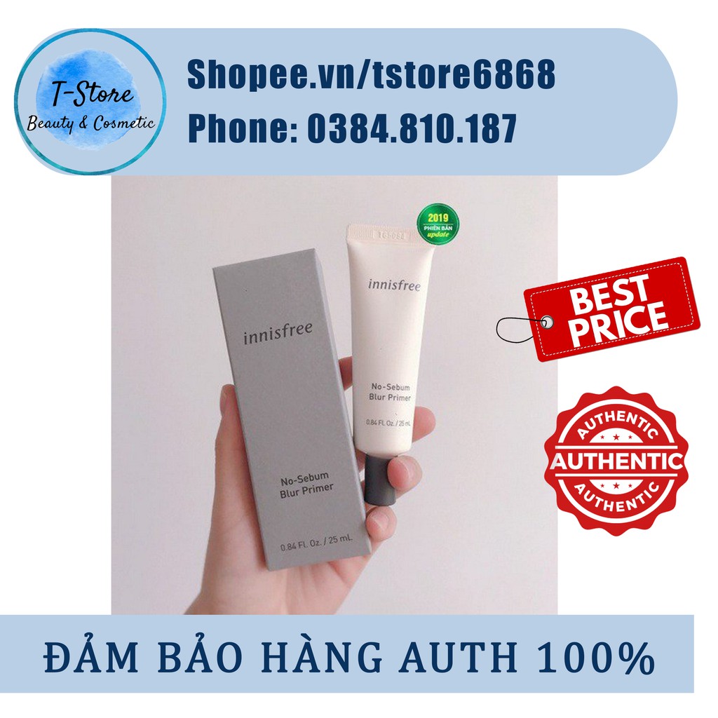 ( CÓ SẴN CHÍNH HÃNG) Kem lót kiềm dầu Innisfree No Sebum Blur Primer