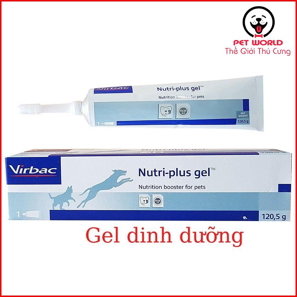 Gel dinh dưỡng cho chó mèo bệnh biếng ăn gầy gọc - Nutri plus gel virbac - pet world