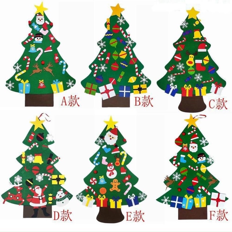 Cây thông NOEL dán tường siêu xinh cho bé