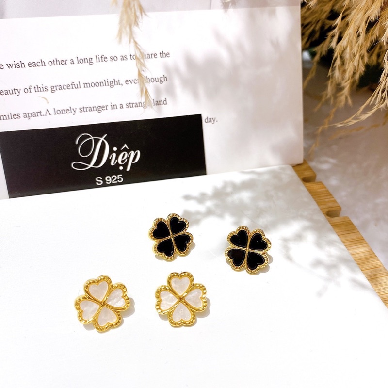 Bông tai hãng khuyên tai đính đá mẫu mới phong cách hàn quốc  Hari Korea accessories Hari korea accessories