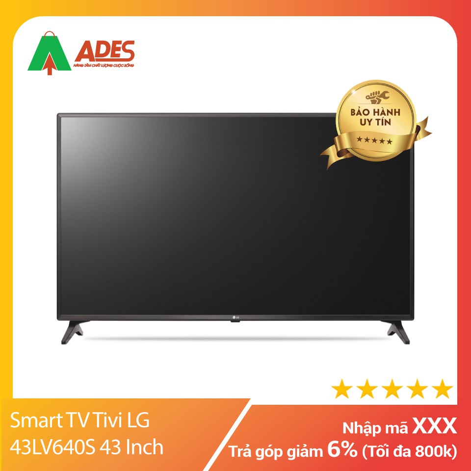 Smart Tivi LG 43LV640S 43inch