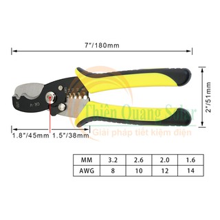 Kiềm cắt dây cáp solar chuyên dụng