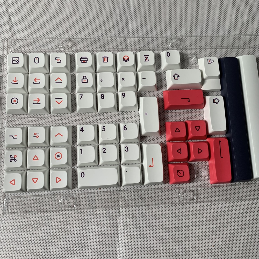 Kon Momo Keycap Mechanical Keyboard Keycaps XDA Profile PBT Sublimation 126 Keys Support 61/64/68/78/84/87/96/980/108