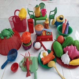 Bộ đồ chơi nấu ăn Chất liệu nhựa nguyên sinh