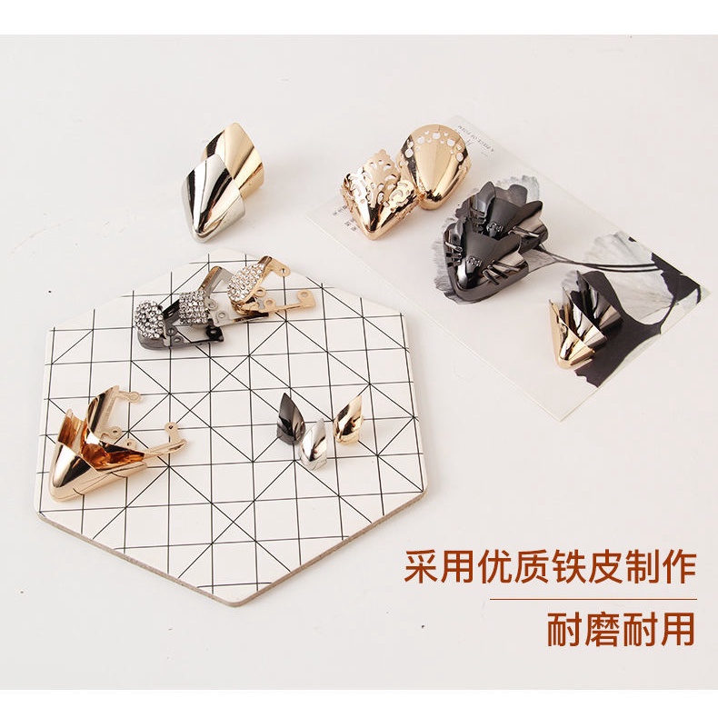 Vỏ bọc bảo vệ mũi giày cao gót bằng kim loại chống đá