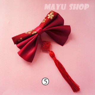 Kẹp tóc Nơ Đỏ Kẹp tóc Yukata Kimono
