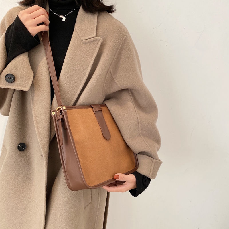 Túi đeo vai sức chứa lớn thiết kế đơn giản thời trang dành cho nữ