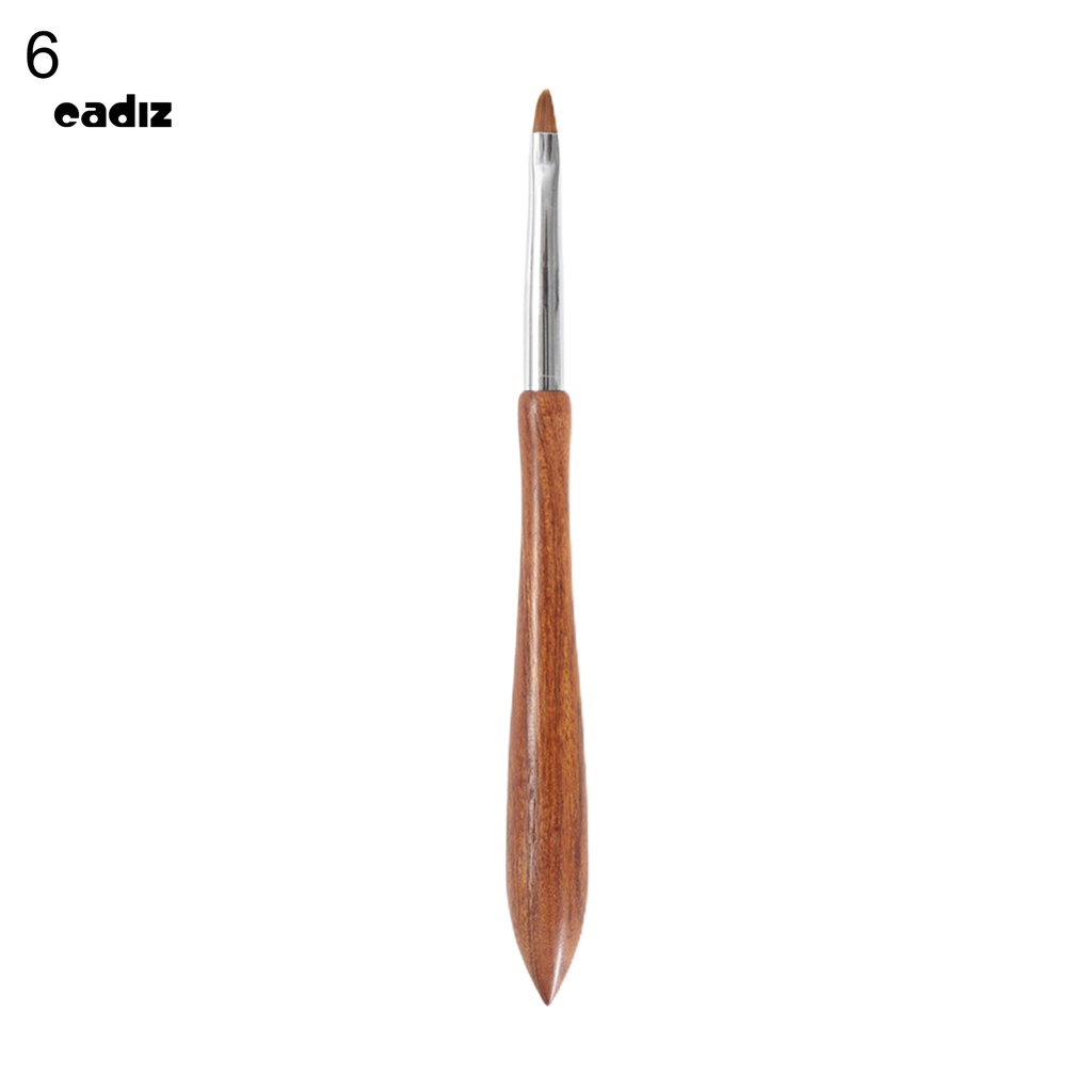 [Hàng mới về] Cọ vẽ móng tay thân bằng gỗ đàn hương linh hoạt dễ sử dụng