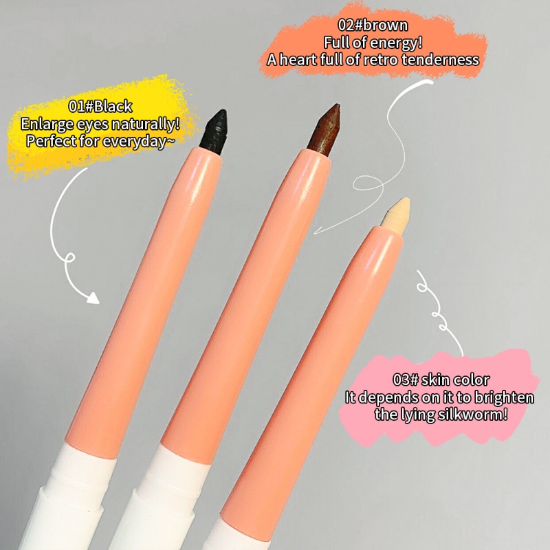 Bút Kẻ Mắt Dạng Gel Màu Cà Phê Mượt Mà Không Nhòe Lâu Trôi
