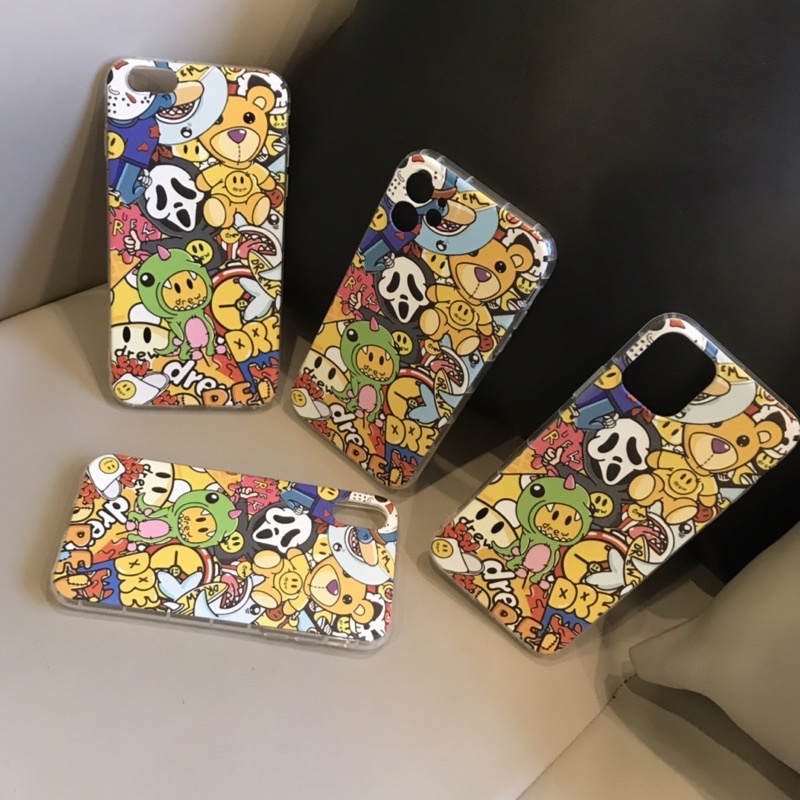 Mối bỏ sỉ case ốp lưng iphone drew 4 cute hạt me akira xưởng in ốp