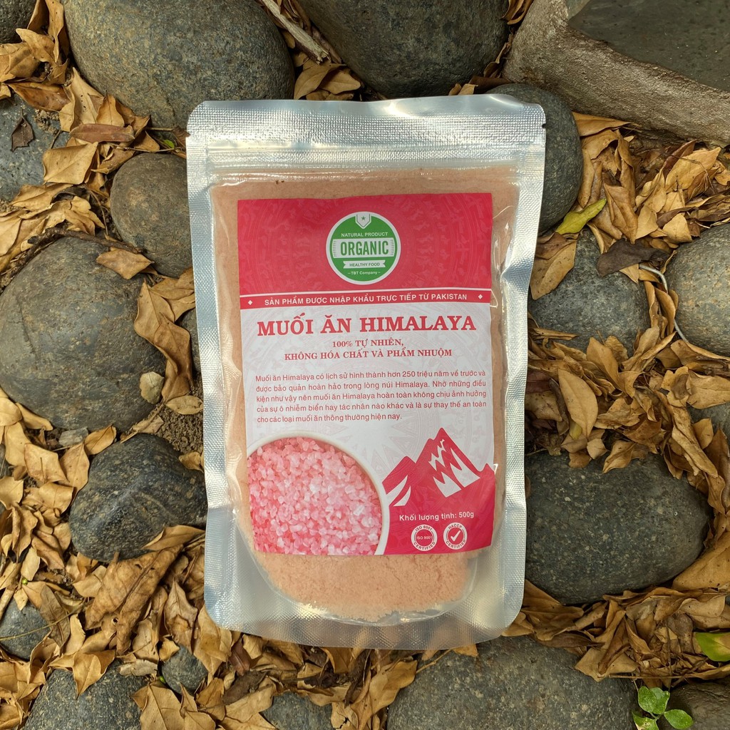 Muối Hồng Himalaya Nhập Khẩu Pakistan - (2 loại) 0.5kg & 1kg